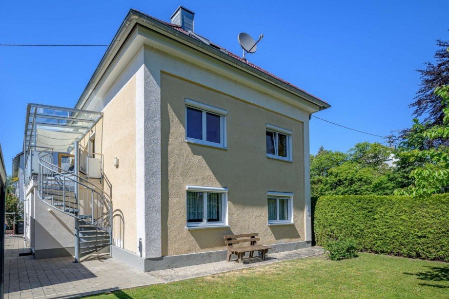 Au�enansicht mit Au�entreppe Zweifamilienhaus Senden