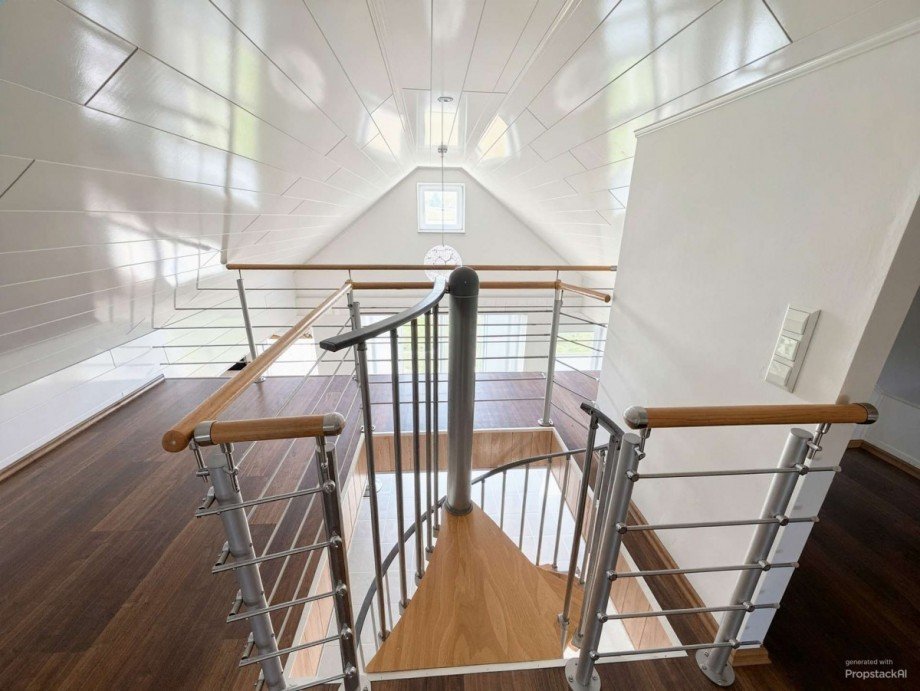 Wendeltreppe von oben Maisonettewohnung Beimerstetten