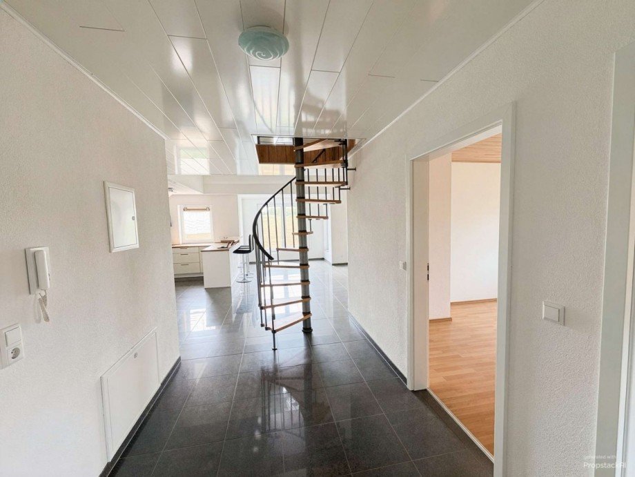 Flur Richtung K�che Maisonettewohnung Beimerstetten