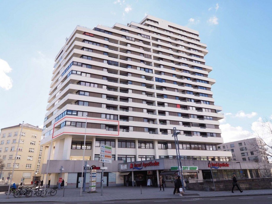 Ansicht Donaucenter Etagenwohnung Neu-Ulm