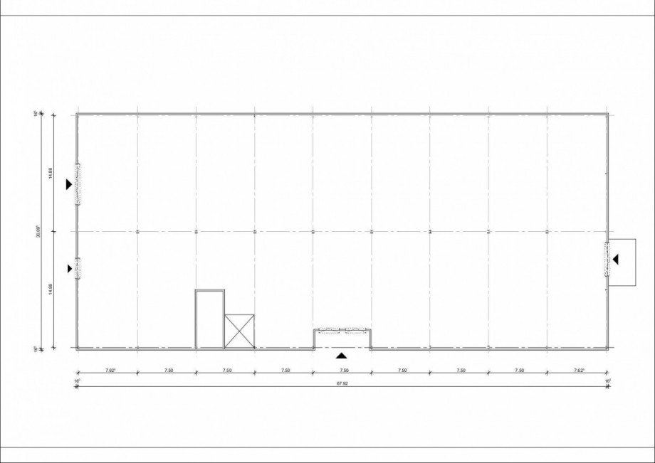 Grundri�_Lager EG_A3_200 Halle / Lager / Produktion Erbach-Dellmensingen