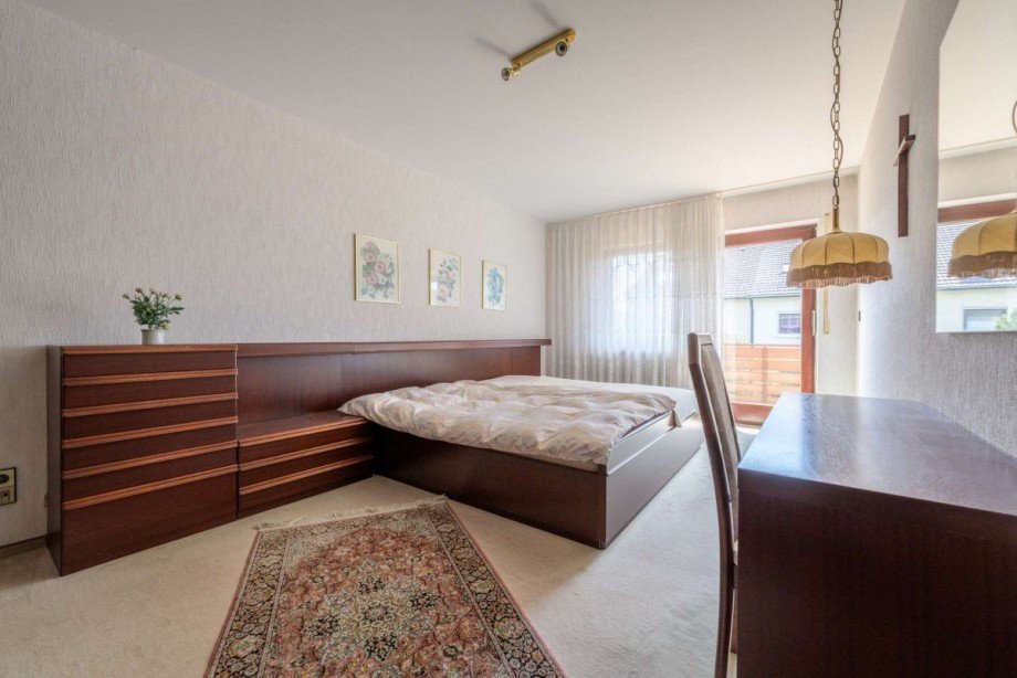 Schlafen OG - Perspektive 1 Reihenmittelhaus Neu-Ulm