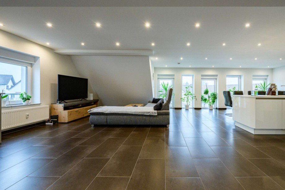 Wohnzimmer Maisonettewohnung V�hringen