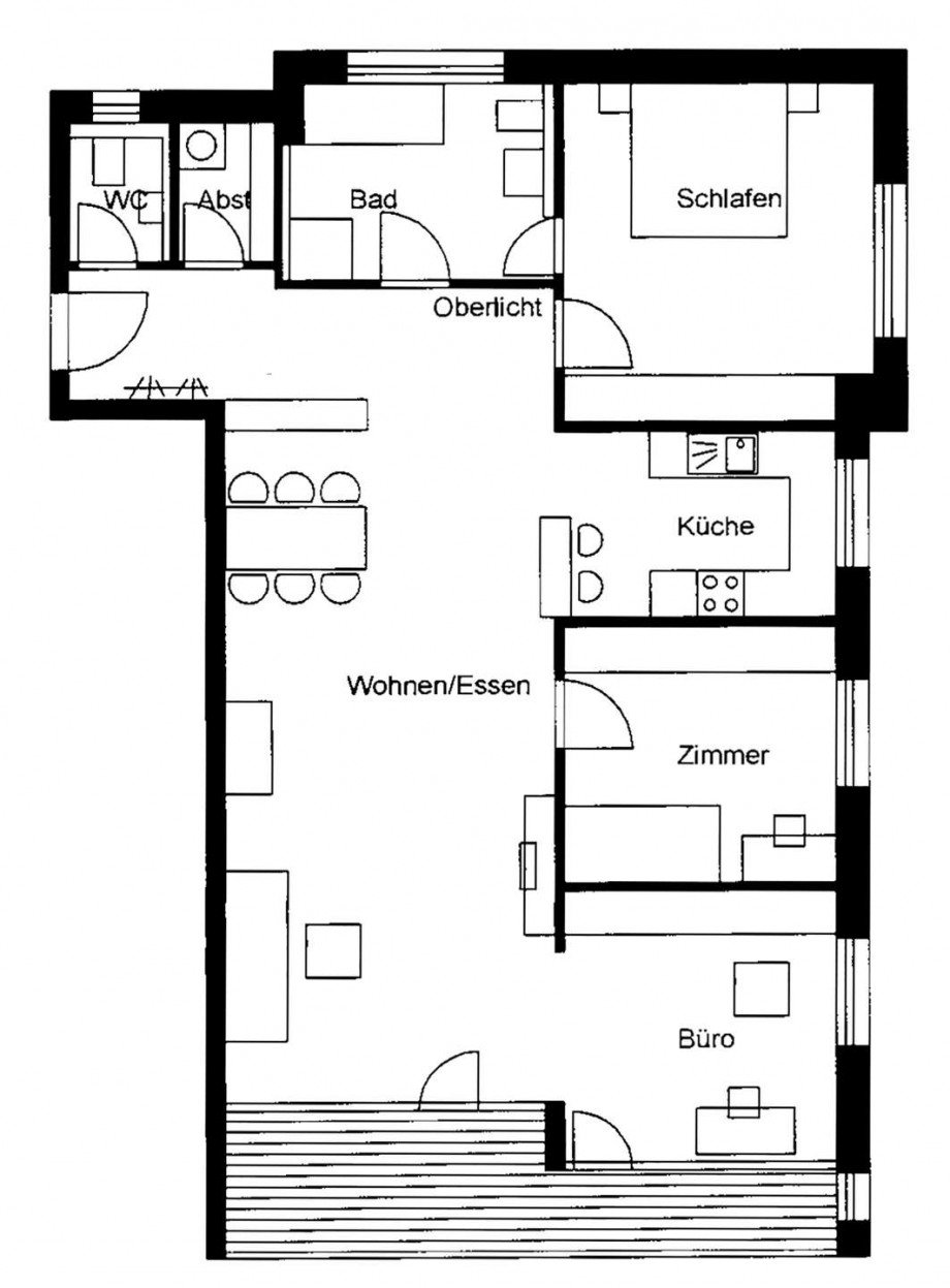 Grundriss W 2-4 Etagenwohnung Blaustein