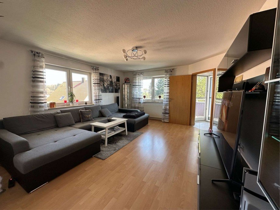 Wohnzimmer 2 Etagenwohnung Neu-Ulm