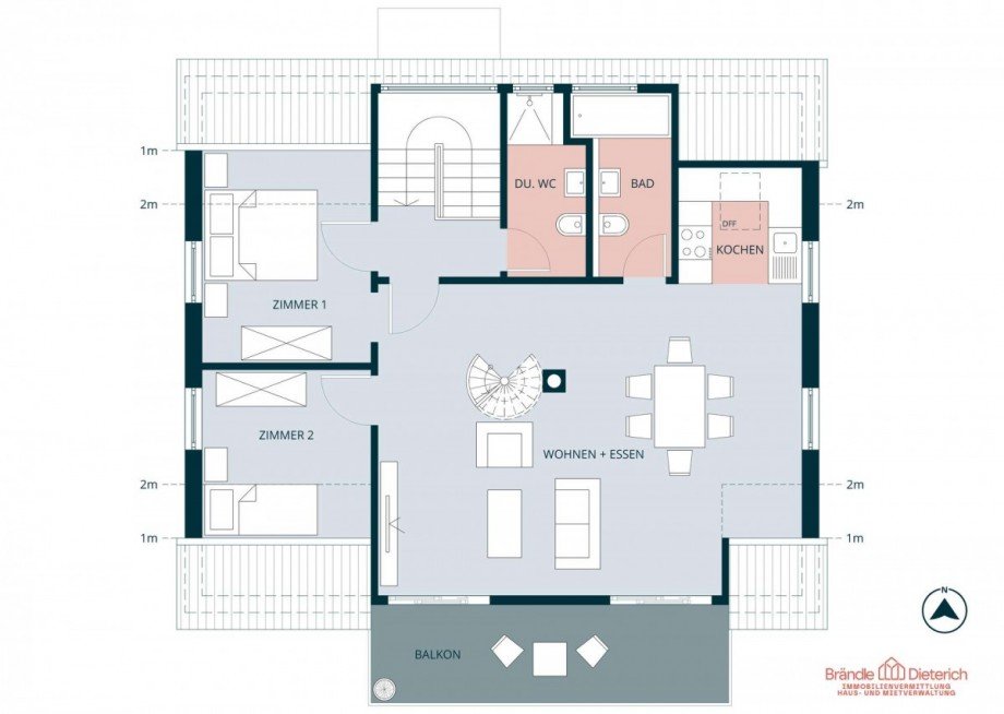 Dachgeschoss Mehrfamilienhaus Beimerstetten