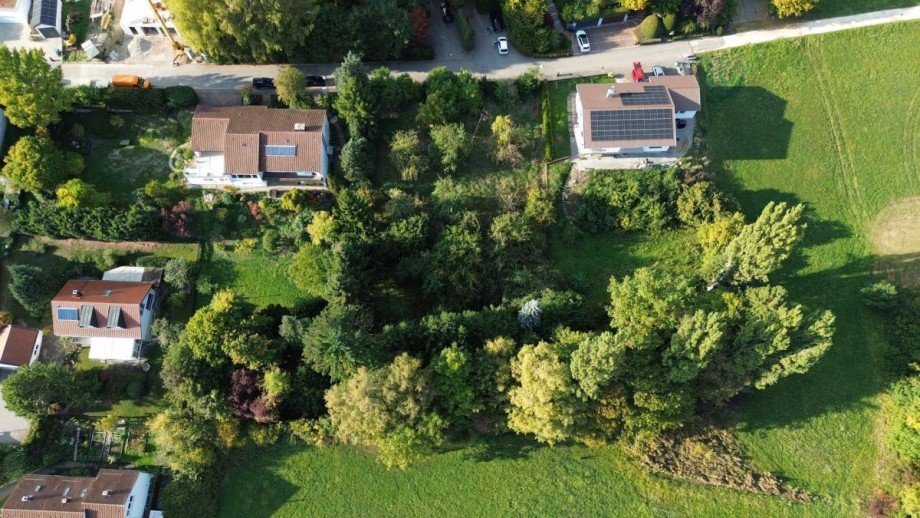 Vogelperspektive 1 Wohngrundst�ck Erbach