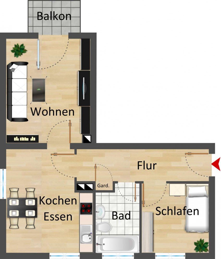 Grundriss Etagenwohnung Senden