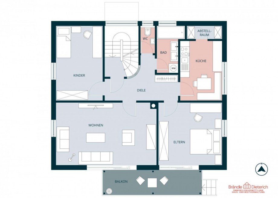 Obergeschoss Mehrfamilienhaus Beimerstetten