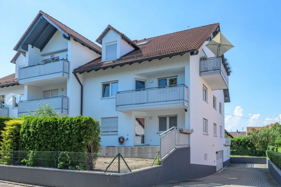Au�ensicht Richtung TG Etagenwohnung Neu-Ulm