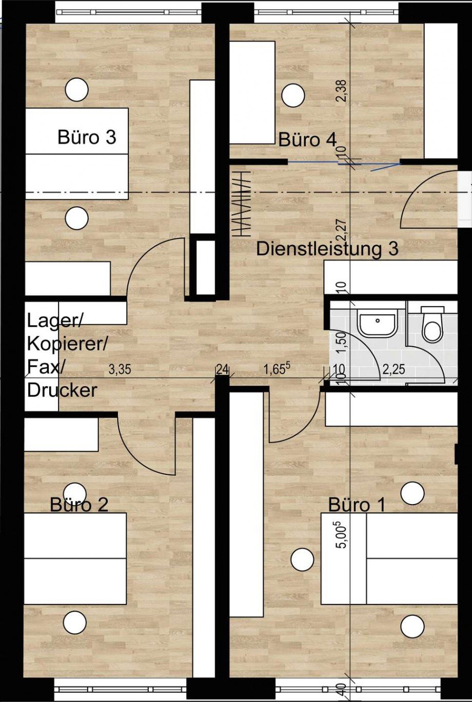Grundriss D3 B�rofl�che Senden