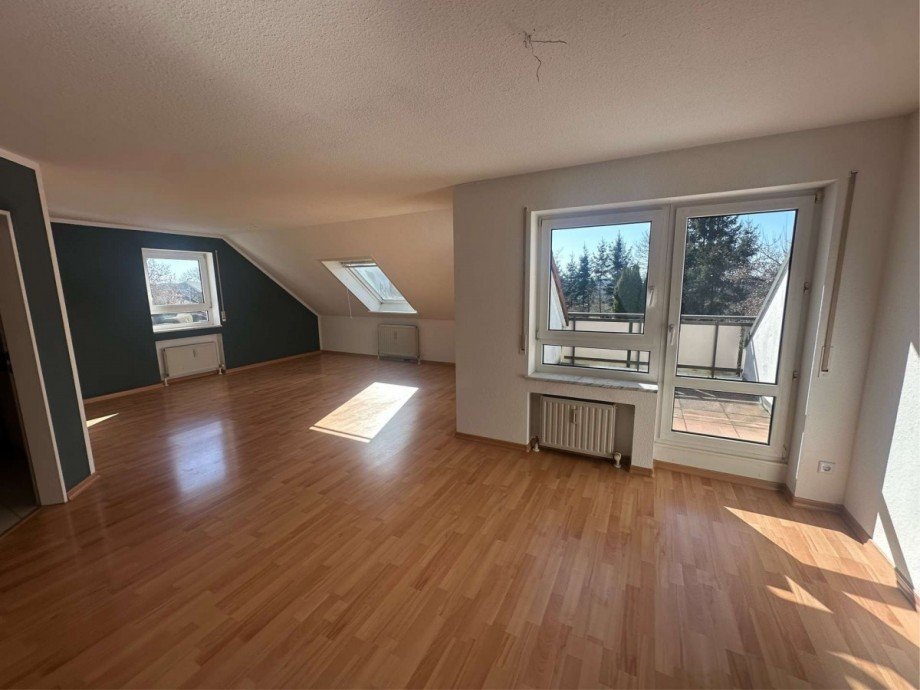 Wohnen Richtung Balkon Dachgeschosswohnung Senden-Aufheim