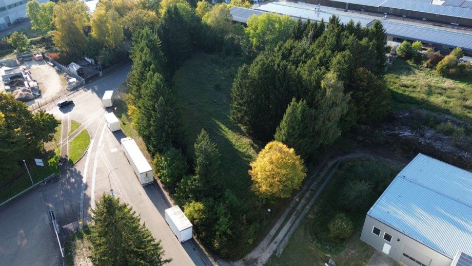 Luftaufnahme 4 Gewerbegrundst�ck Erbach