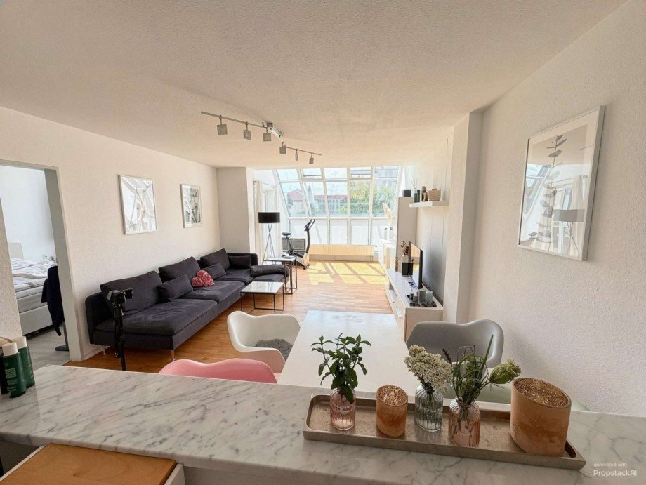 K�che Richtung Wohnen Etagenwohnung Senden