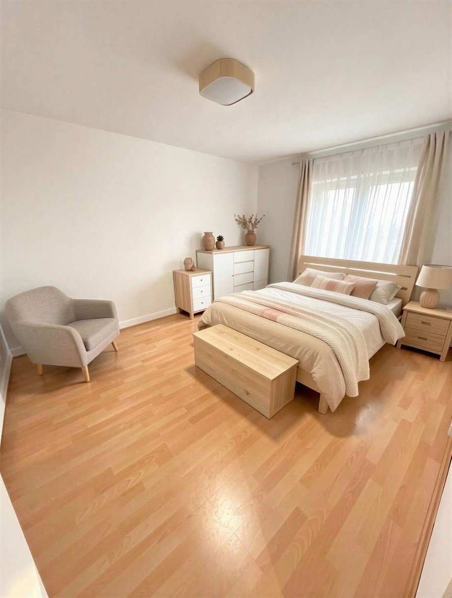 Schlafzimmer - Wohnbeispiel KI Etagenwohnung Senden