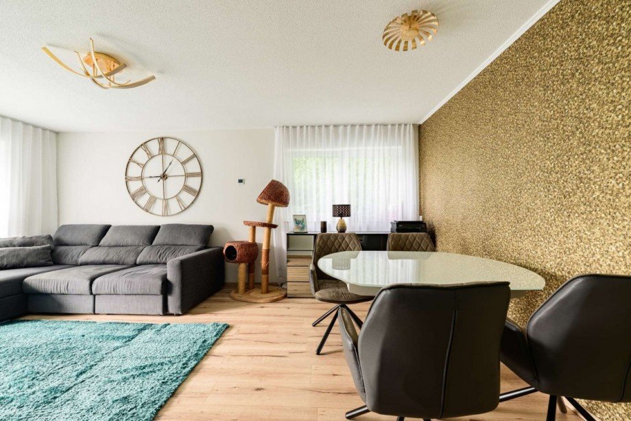 Essbereich im Wohnzimmer Wohnung Blaustein