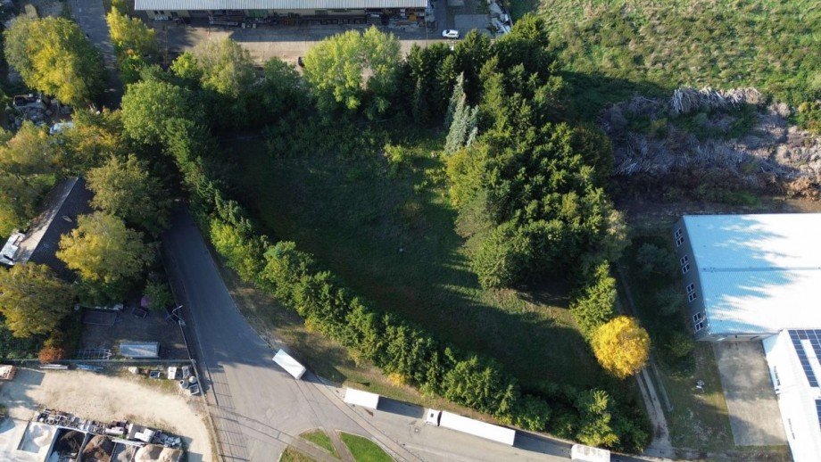 Luftaufnahme 2 Gewerbegrundst�ck Erbach