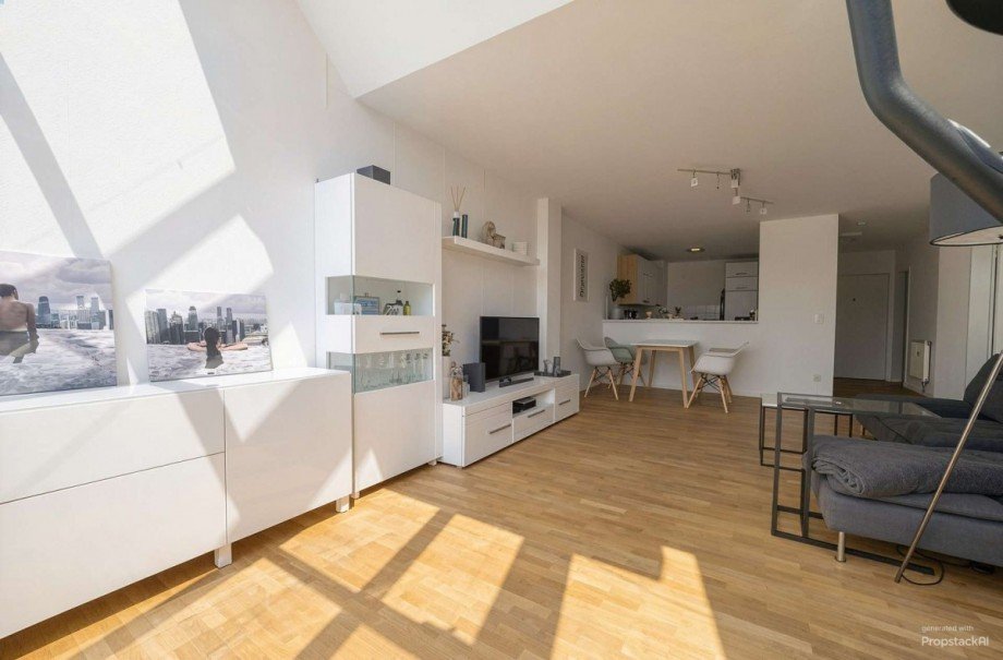 Wohnzimmer Richtung Essen Etagenwohnung Senden