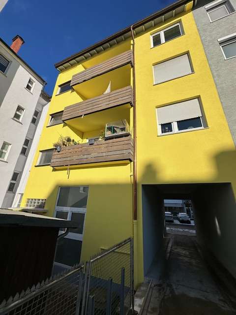Au�enansicht Balkonseite Mehrfamilienhaus Neu-Ulm
